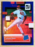 2022 Donruss Holo Blue #42 Josiah Gray RR