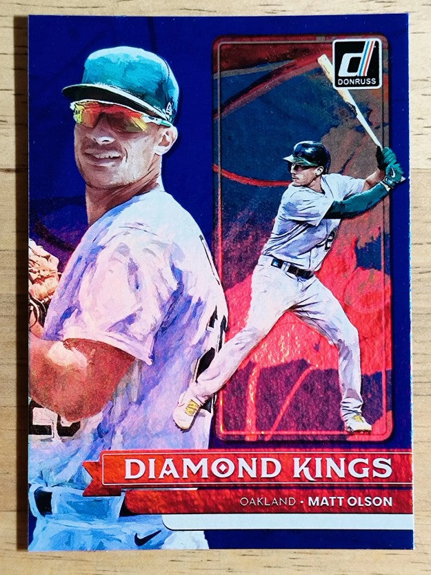 2022 Donruss Holo Blue #13 Matt Olson DK