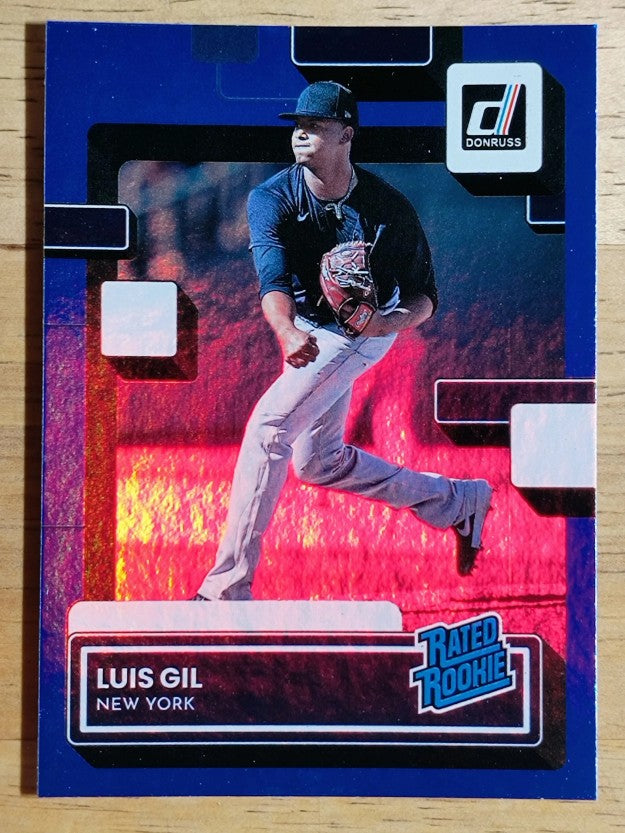 2022 Donruss Holo Blue #44 Luis Gil RR