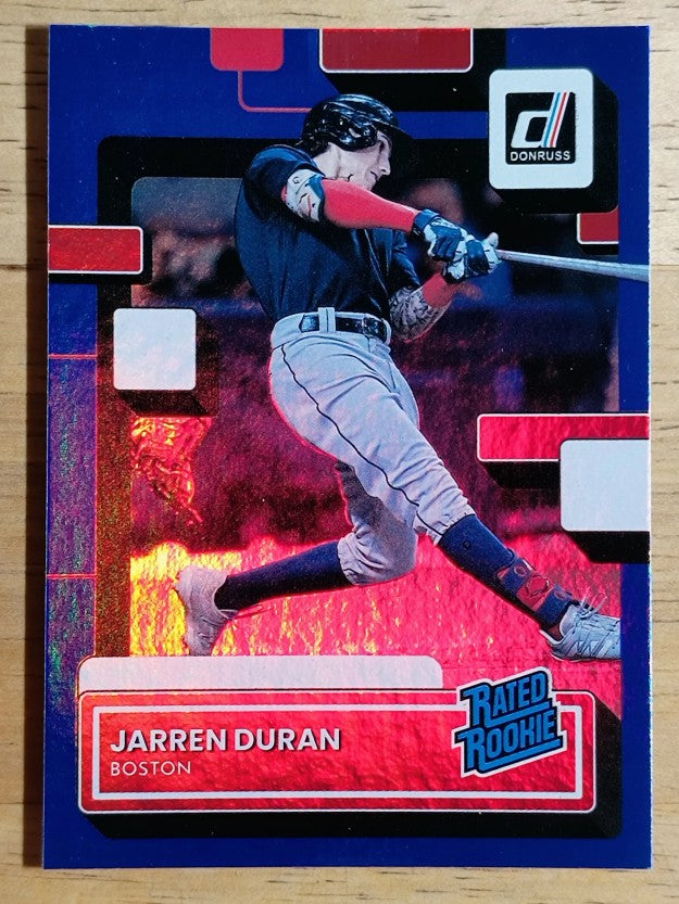 2022 Donruss Holo Blue #40 Jarren Duran RR