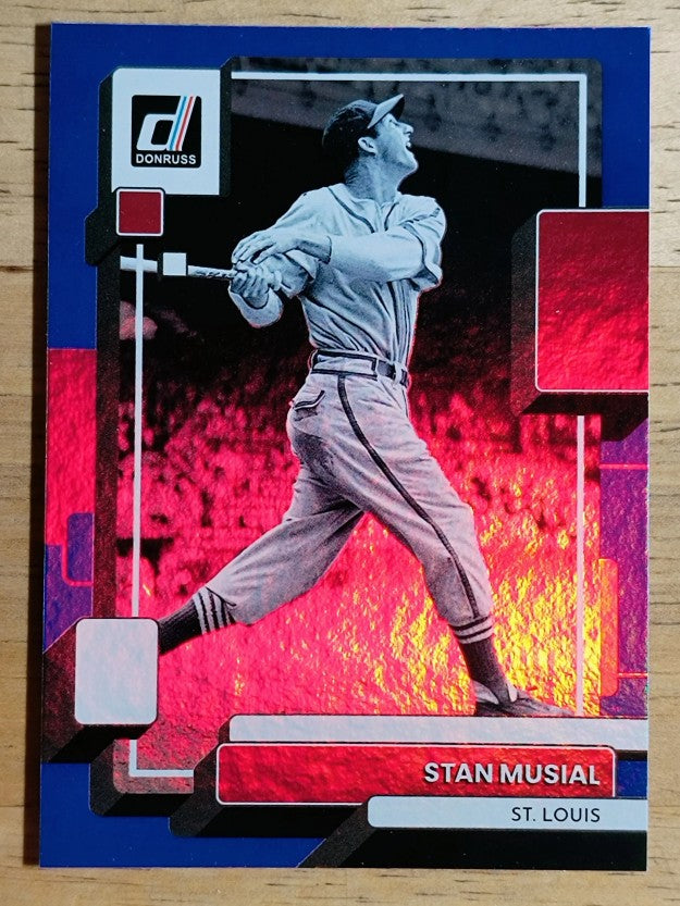 2022 Donruss Holo Blue #223 Stan Musial