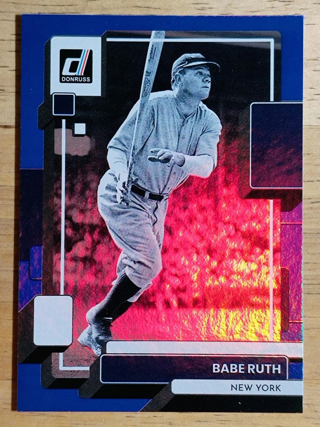 2022 Donruss Holo Blue #229 Babe Ruth