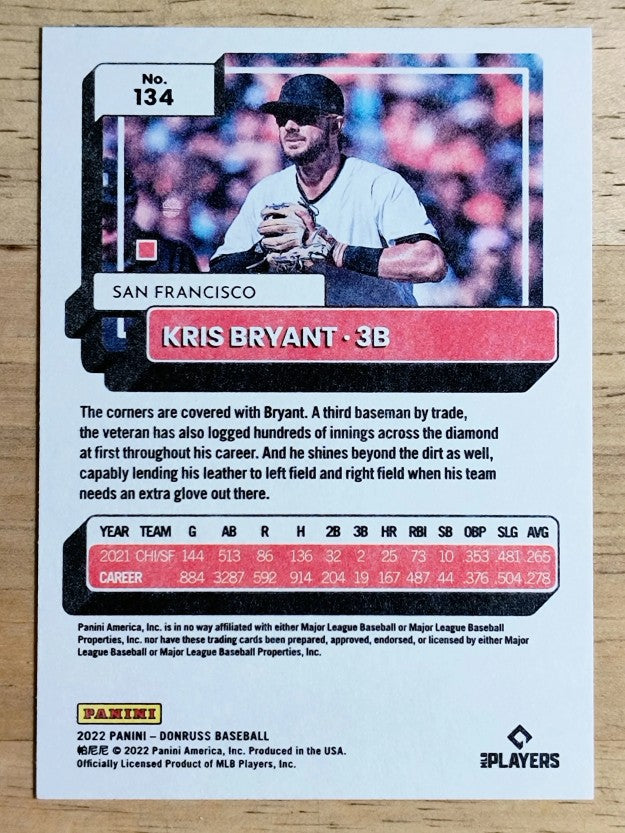 2022 Donruss Independence Day #134 Kris Bryant