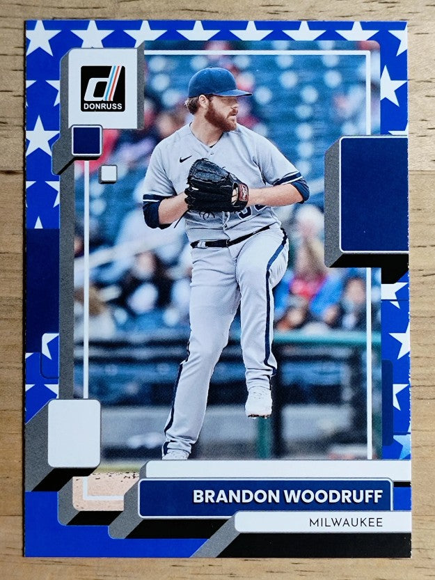 2022 Donruss Independence Day #181 Brandon Woodruff