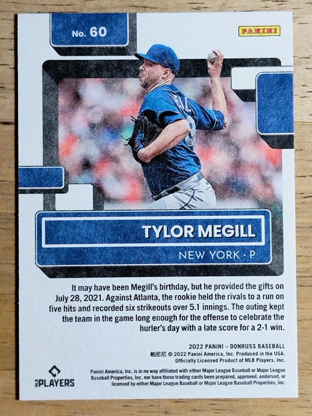 2022 Donruss Independence Day #60 Tylor Megill RR