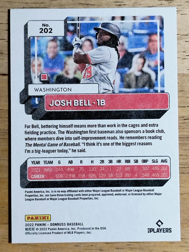 2022 Donruss Independence Day #202 Josh Bell