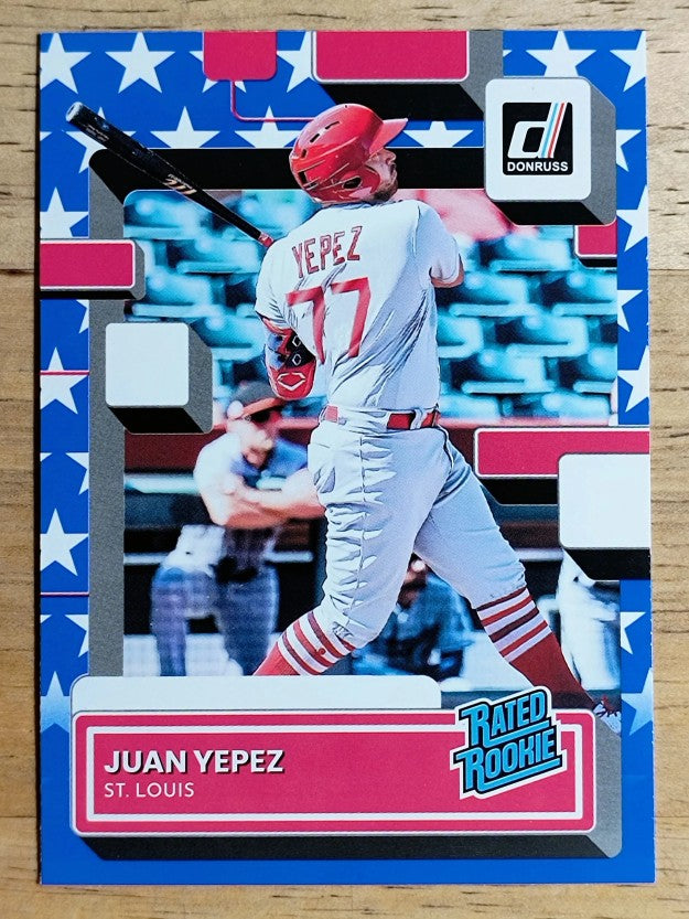 2022 Donruss Independence Day #69 Juan Yepez RR