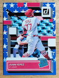 2022 Donruss Independence Day #69 Juan Yepez RR