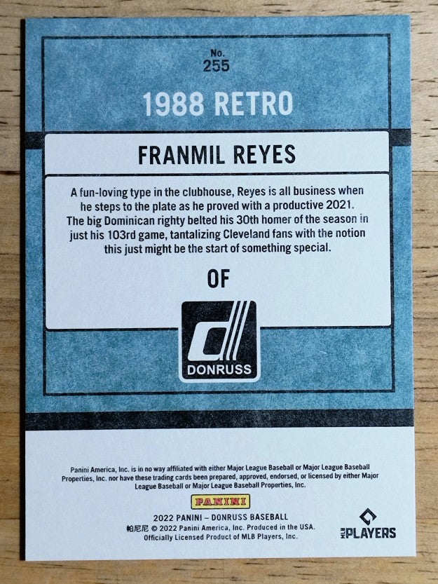 2022 Donruss Independence Day #255 Franmil Reyes RETRO