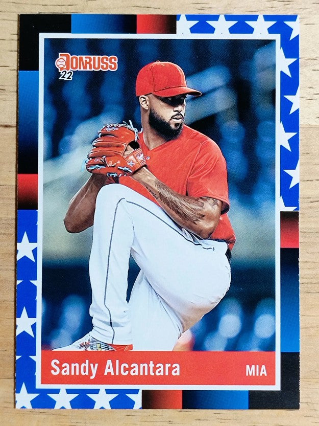2022 Donruss Independence Day #269 Sandy Alcantara RETRO