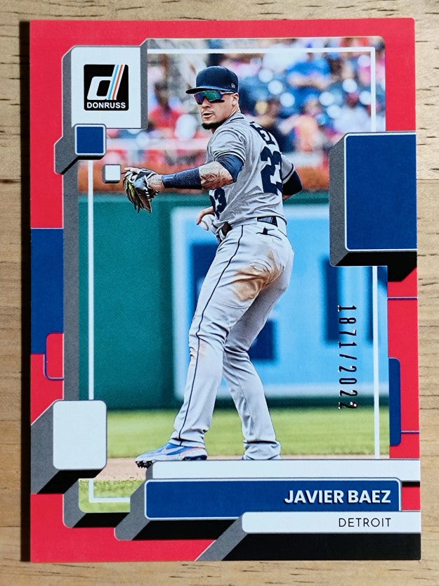 2022 Donruss Red #204 Javier Baez