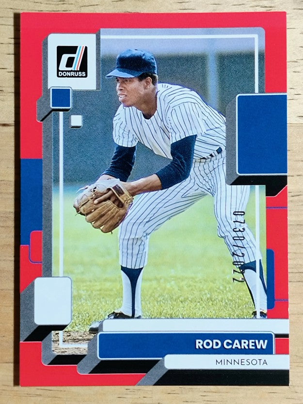 2022 Donruss Red #178 Rod Carew