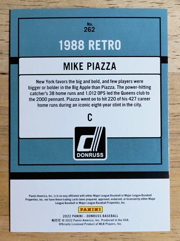 2022 Donruss Red #262 Mike Piazza