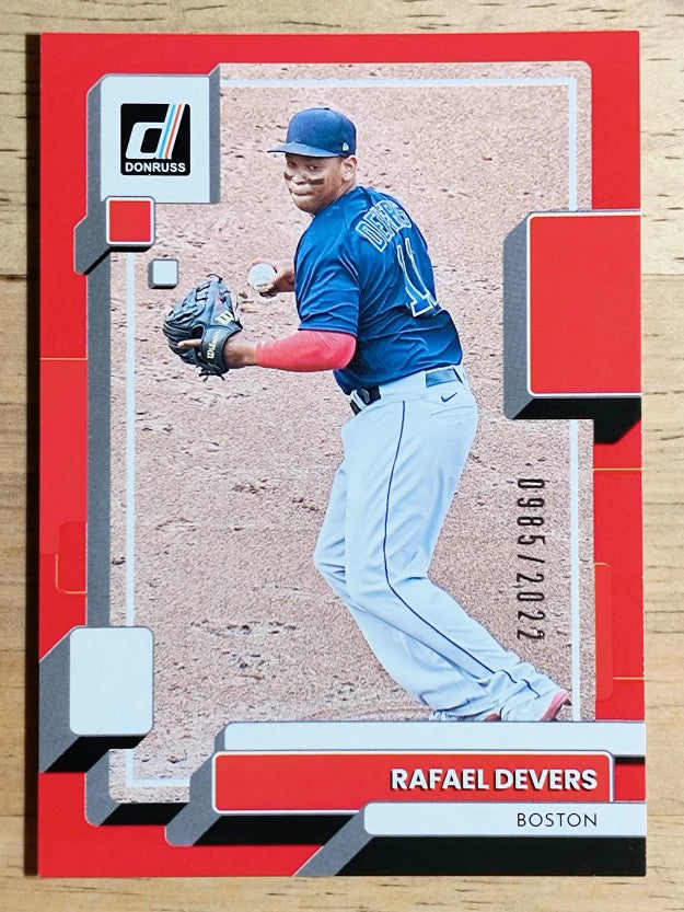 2022 Donruss Red #224 Rafael Devers
