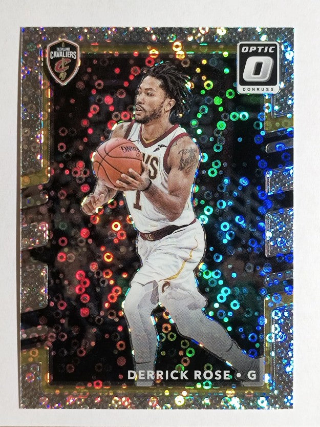 2017-18 Donruss Optic Fast Break Holo #29 Derrick Rose