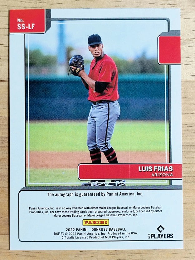 2022 Donruss Signature Series #26 Luis Frias