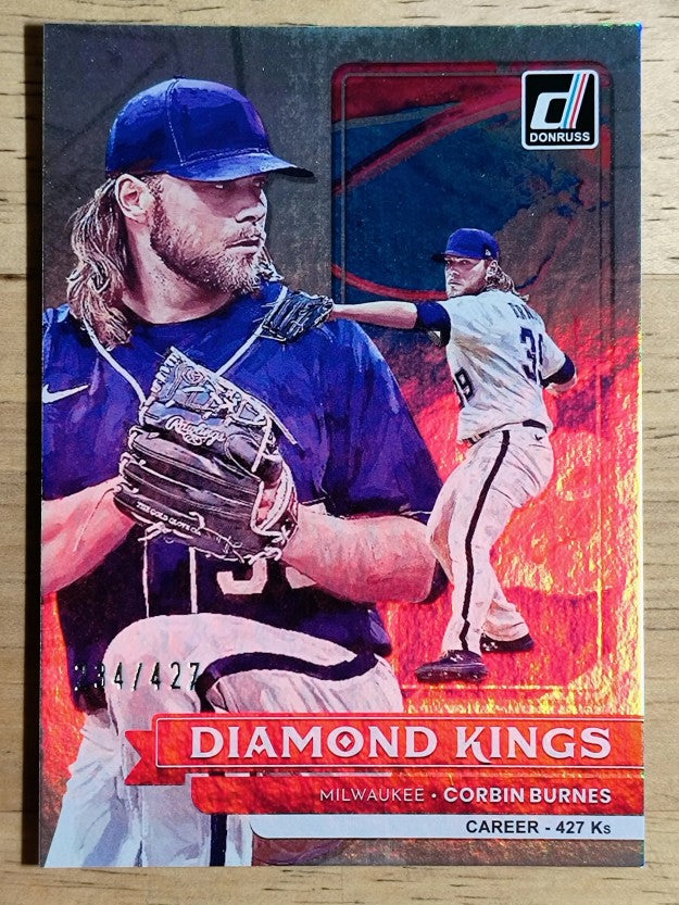 2022 Donruss Stat Line Career #21 Corbin Burnes DK/427