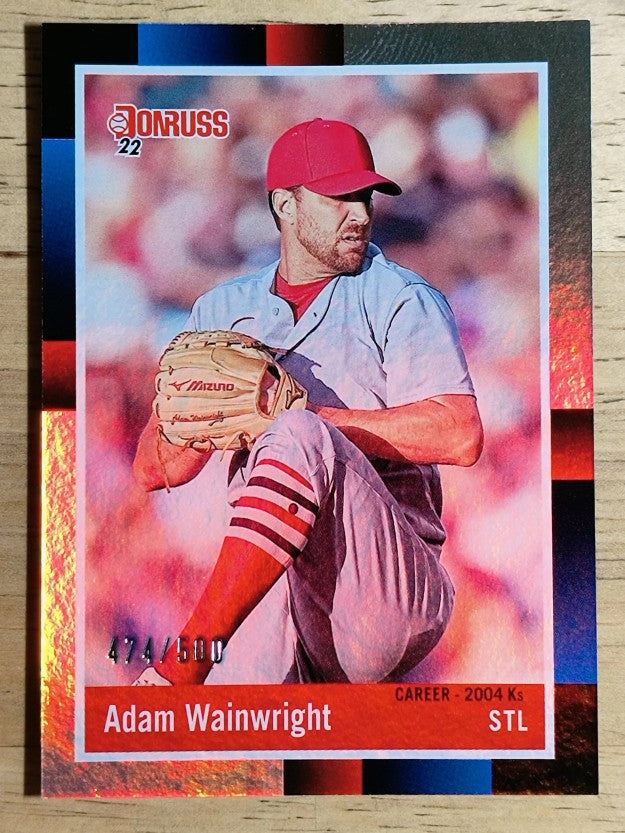 2022 Donruss Stat Line Career #272 Adam Wainwright RETRO/500