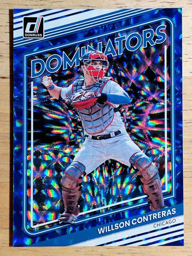 2022 Donruss Dominators Blue #10 Willson Contreras