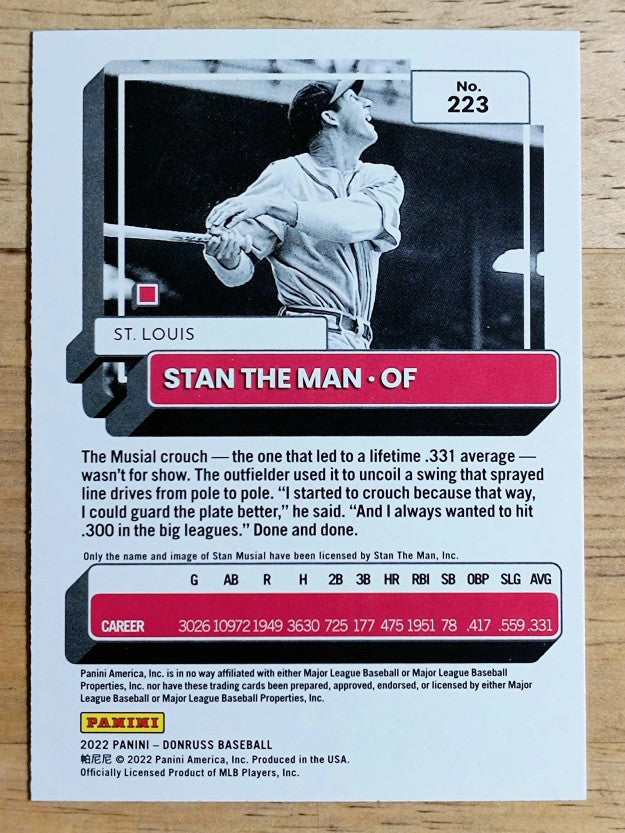 2022 Donruss Variations #223 Stan Musial