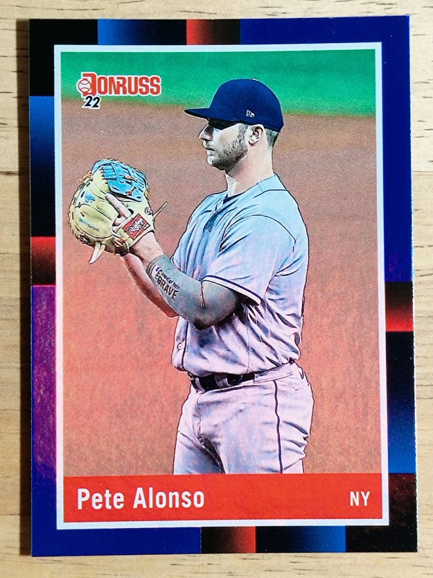 2022 Donruss Variations Holo Blue #247 Pete Alonso RETRO