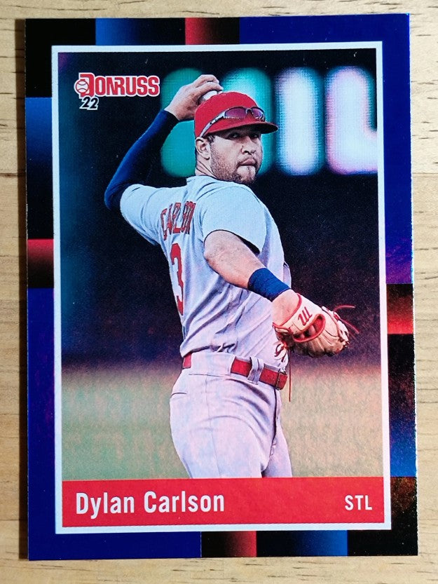 2022 Donruss Variations Holo Blue #264 Dylan Carlson RETRO