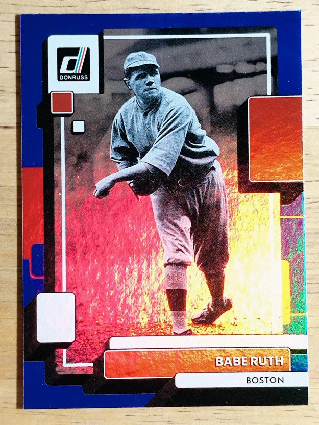 2022 Donruss Variations Holo Blue #229 Babe Ruth