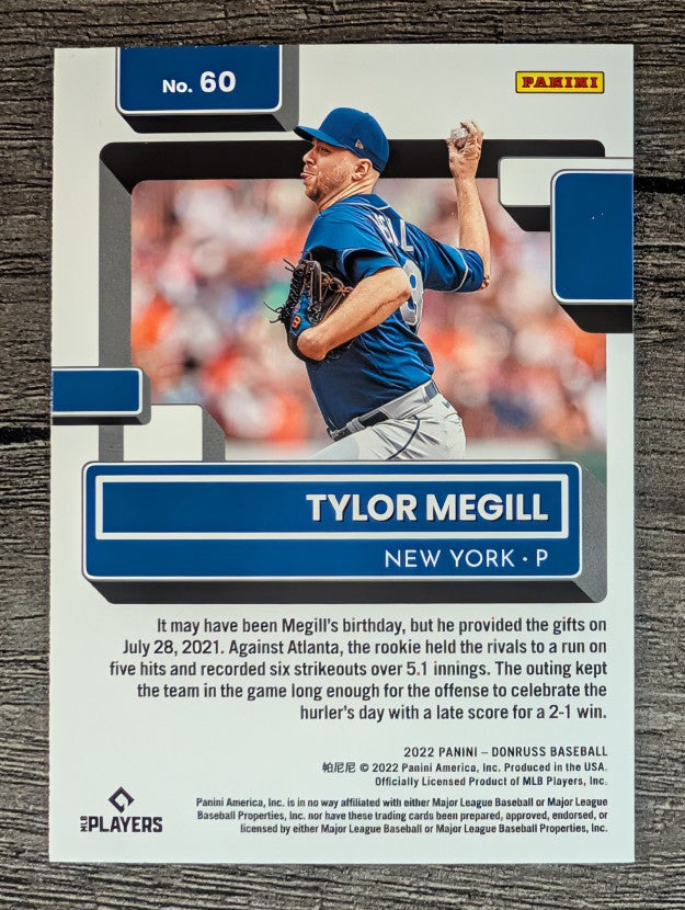 2022 Donruss #60 Tylor Megill RR RC