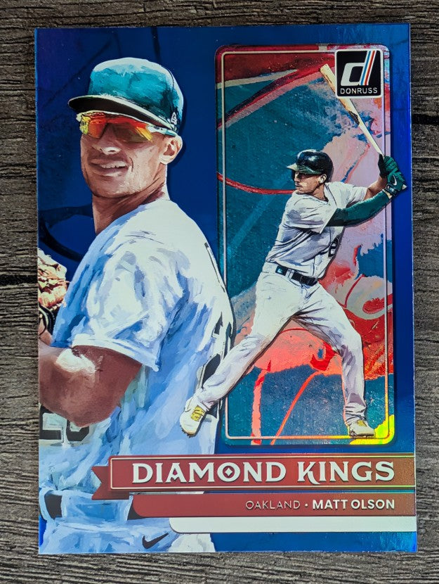 2022 Donruss Holo Blue #13 Matt Olson DK