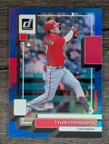 2022 Donruss Holo Blue #218 Tyler Stephenson