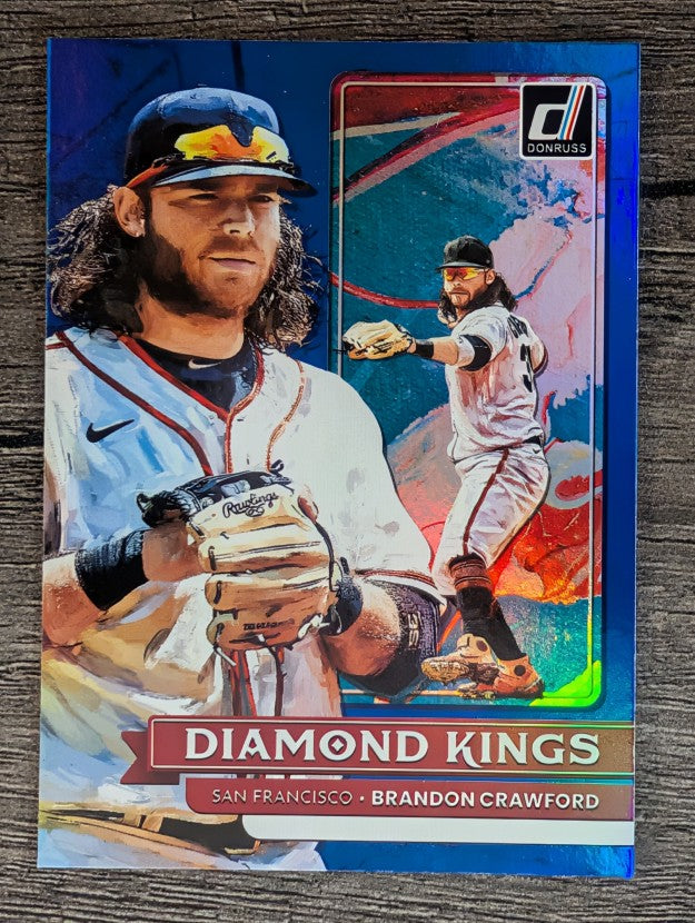 2022 Donruss Holo Blue #26 Brandon Crawford DK