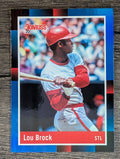 2022 Donruss Holo Blue #277 Lou Brock RETRO