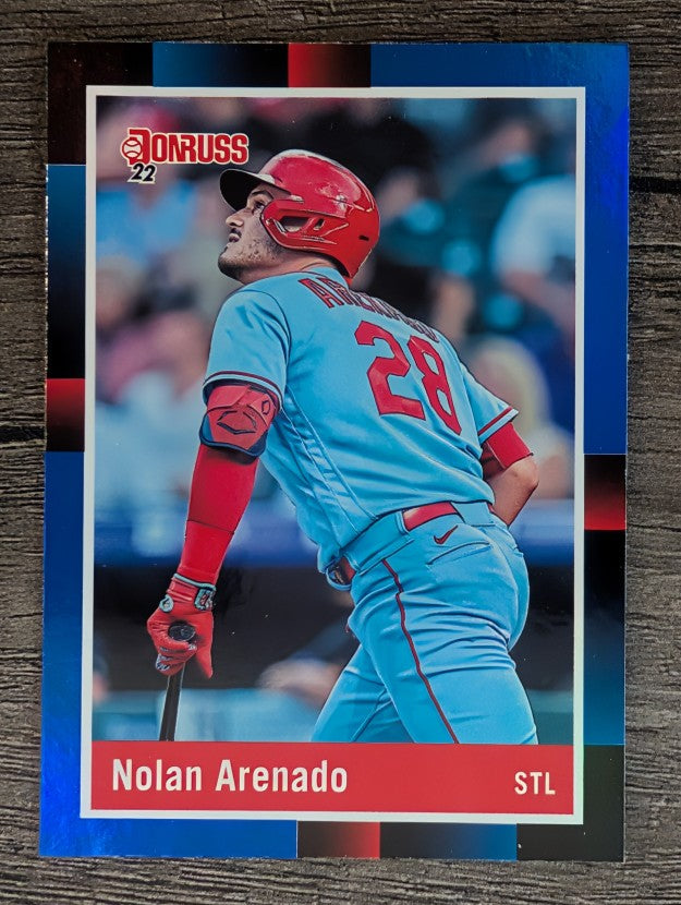 2022 Donruss Holo Blue #278 Nolan Arenado RETRO