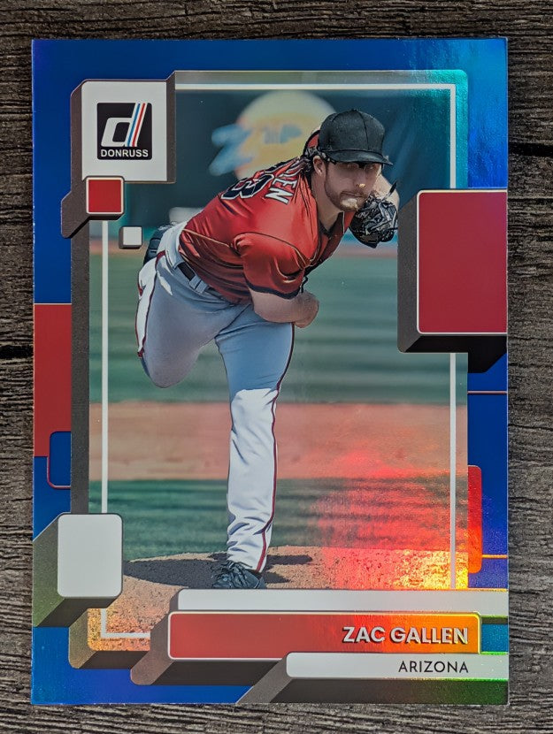 2022 Donruss Holo Blue #90 Zac Gallen