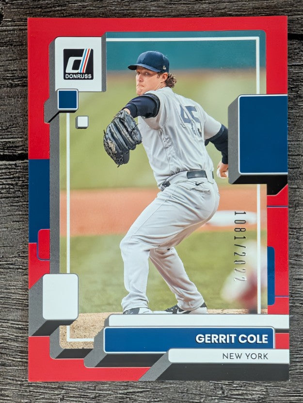 2022 Donruss Red #165 Gerrit Cole