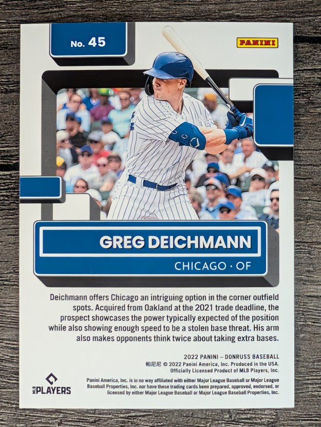 2022 Donruss Red #45 Greg Deichmann RR