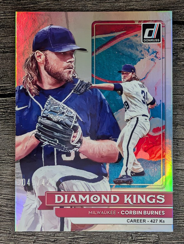 2022 Donruss Stat Line Career #21 Corbin Burnes DK/427