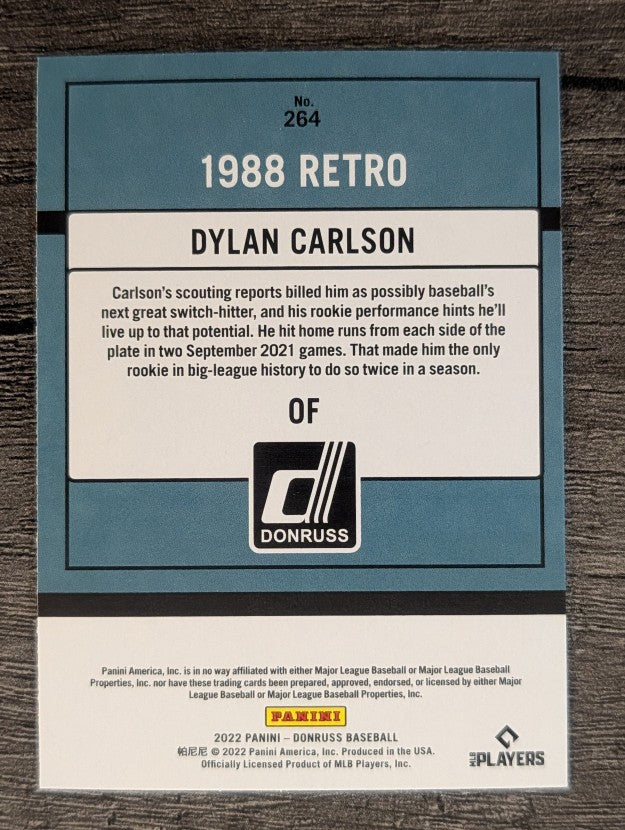 2022 Donruss Variations #264 Dylan Carlson RETRO