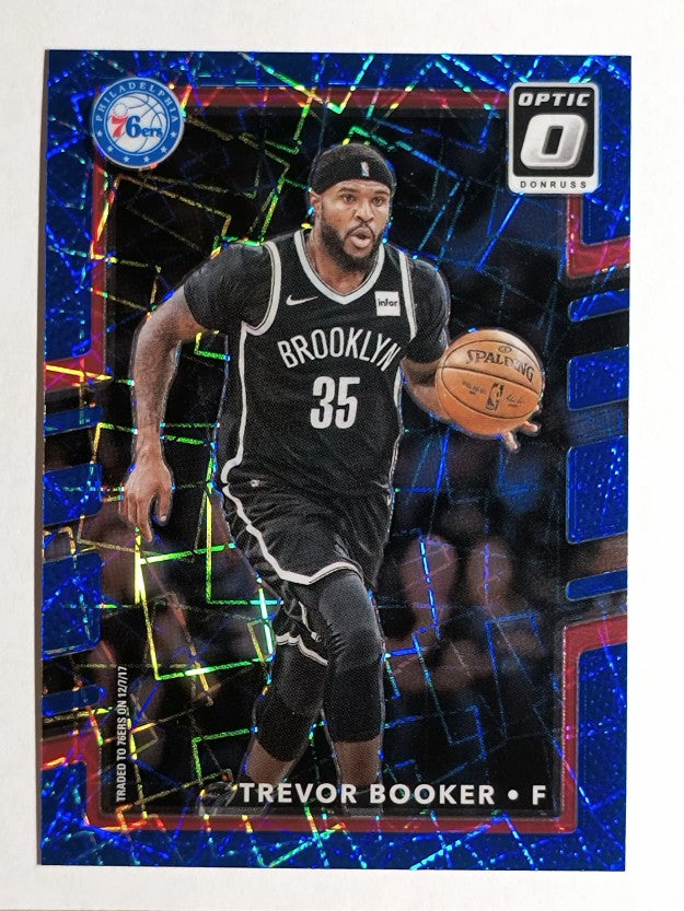 2017-18 Donruss Optic Blue Velocity #12 Trevor Booker