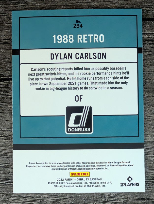 2022 Donruss Variations #264 Dylan Carlson RETRO