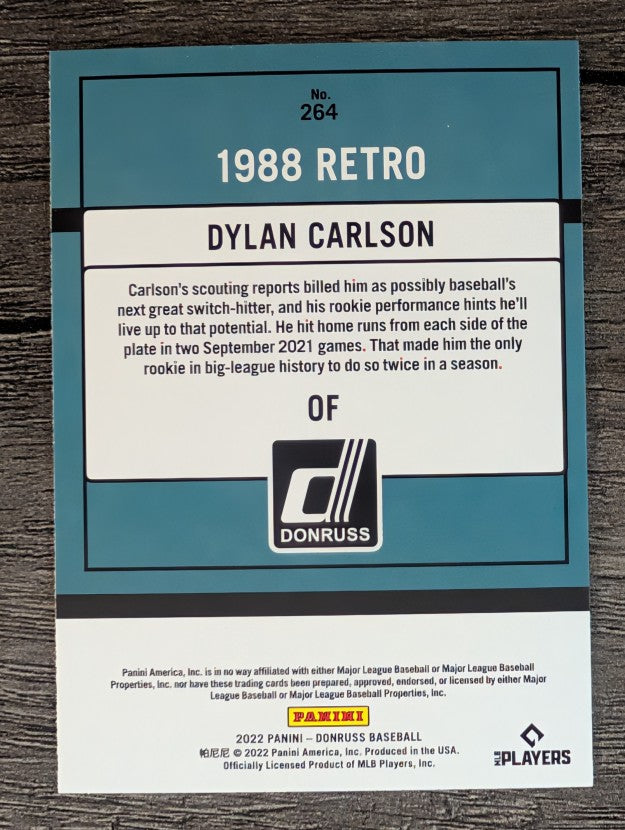 2022 Donruss Variations #264 Dylan Carlson RETRO