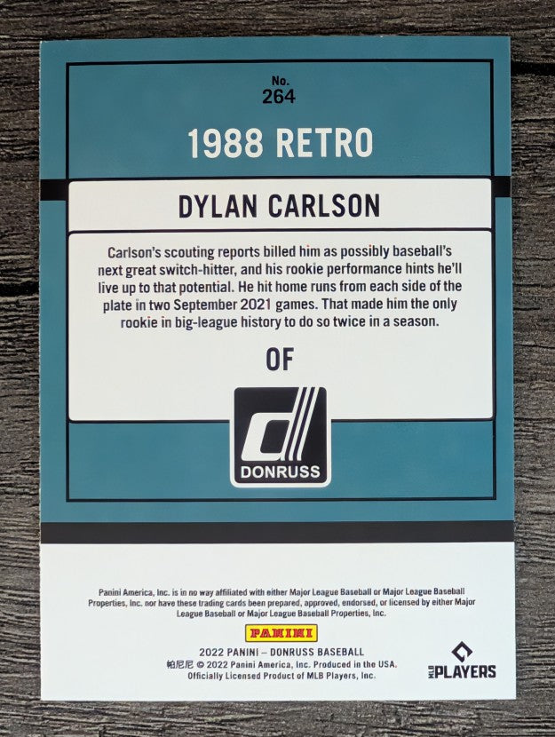 2022 Donruss Variations #264 Dylan Carlson RETRO