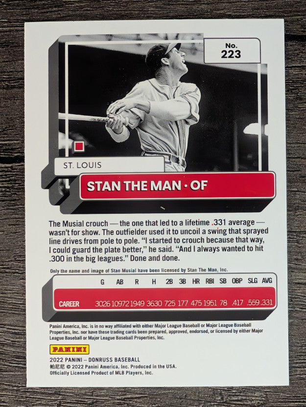 2022 Donruss Variations #223 Stan Musial