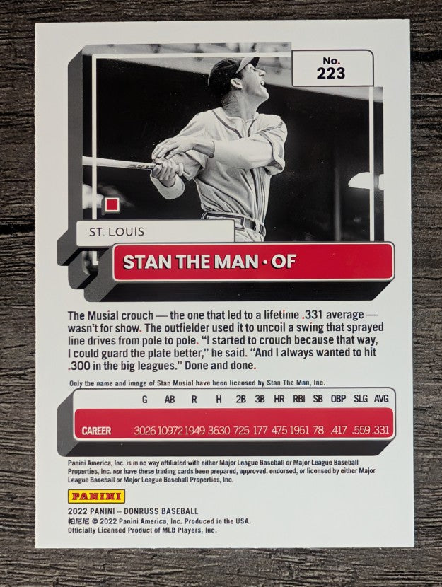 2022 Donruss Variations #223 Stan Musial