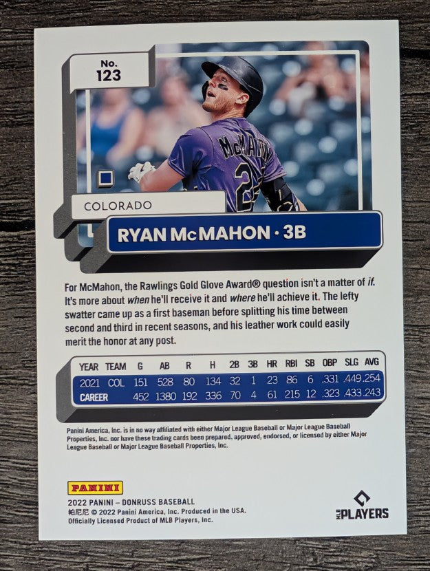 2022 Donruss #123 Ryan McMahon