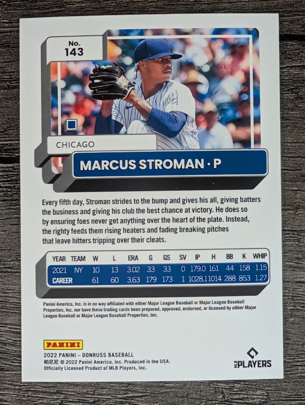 2022 Donruss #143 Marcus Stroman