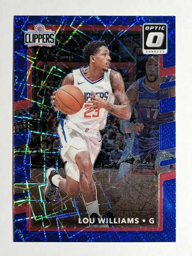 2017-18 Donruss Optic Blue Velocity #65 Lou Williams