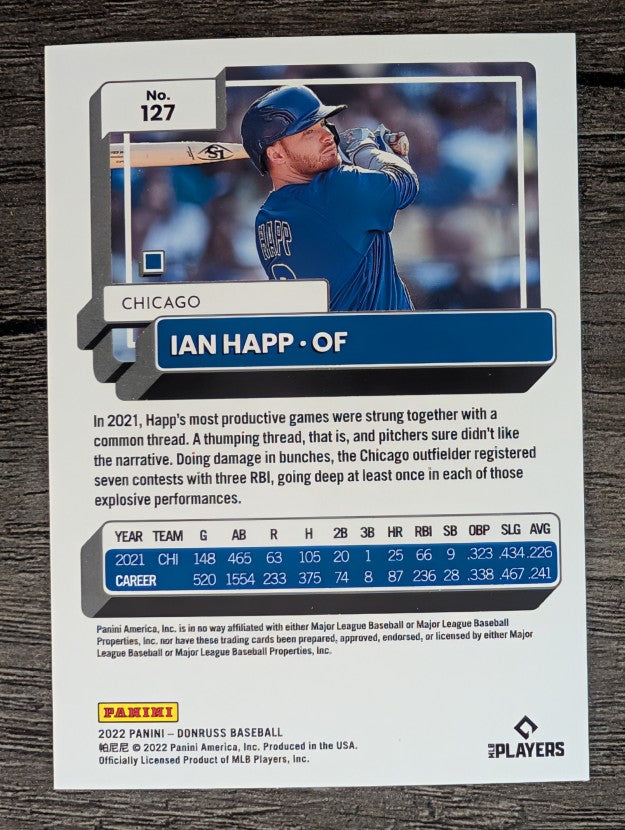 2022 Donruss #127 Ian Happ