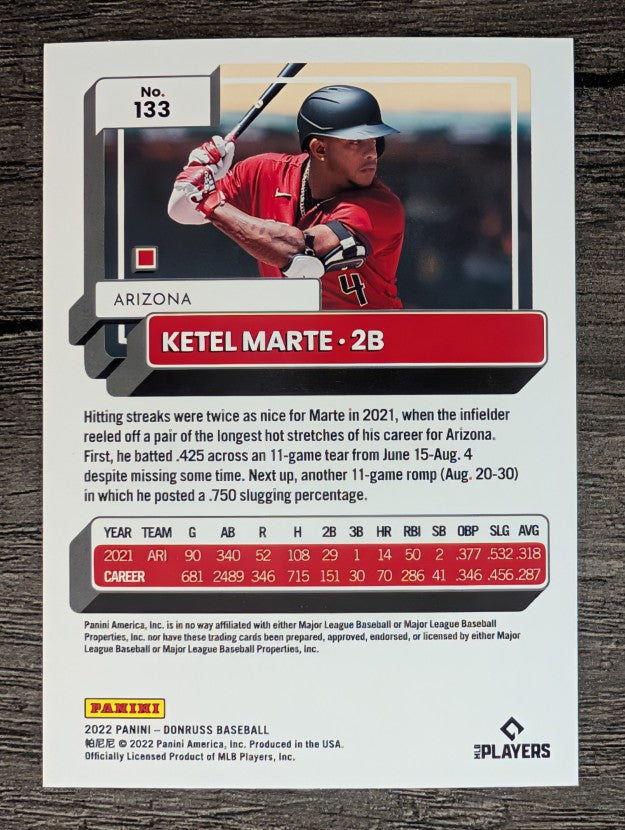 2022 Donruss #133 Ketel Marte