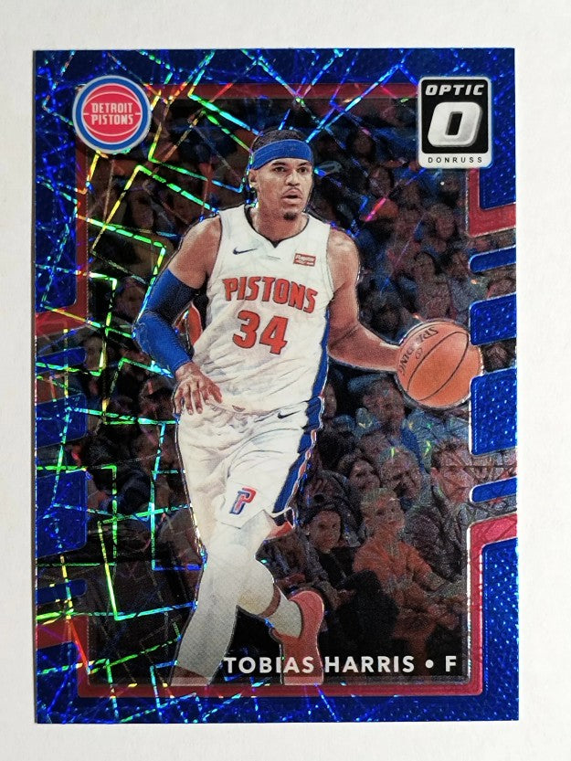 2017-18 Donruss Optic Blue Velocity #42 Tobias Harris